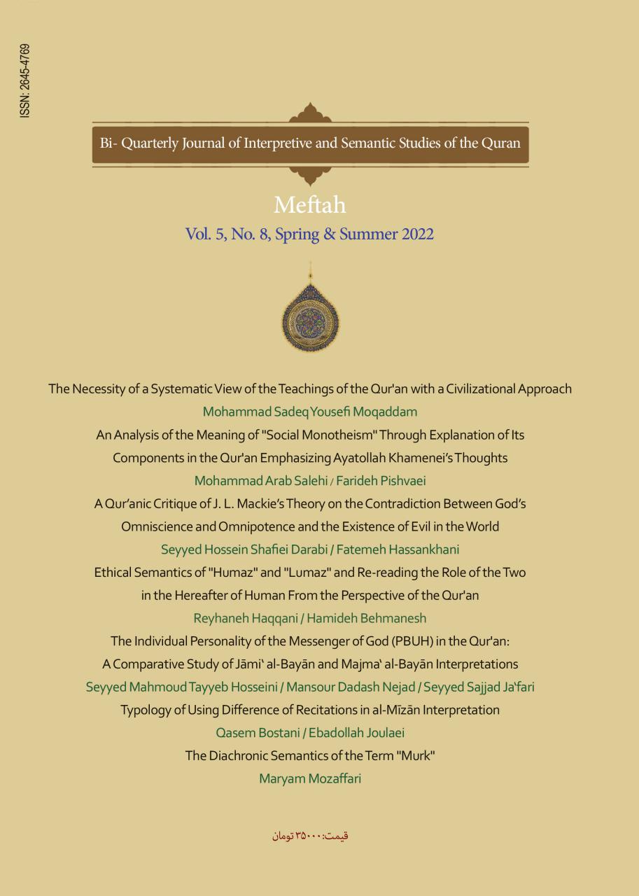 Bi-Quarterly Journal of Quranic Interpretive and Semantic Studies